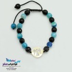 دستبند طلا و سنگ - طرح فرشته