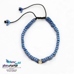 دستبند طلا و سنگ - طرح گوی تراش