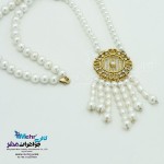 گردنبند طلا - طرح مروارید نشان