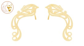 گوشواره طلا - طرح سیمرغ