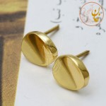 گوشواره طلا - طرح هندسی