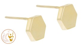 گوشواره طلا - طرح هندسی