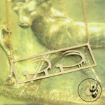 گردنبند طلا - طرح نقوش سفال ایران باستان