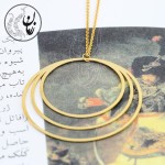 گردنبند طلا - طرح هندسی