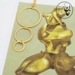 گردنبند طلا - طرح هندسی