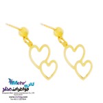 گوشواره طلا - طرح قلب