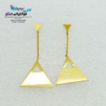 گوشواره طلا - طرح هندسی