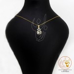 نیم ست طلا - آویز و گوشواره - طرح انار