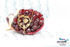 گردنبند طلا - طرح شکوفهی انار