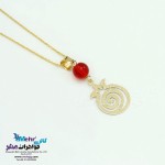 آویز طلا - طرح انار اسپیرال