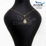 آویز طلا - طرح انار اسپیرال
