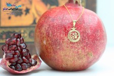 آویز طلا - طرح انار