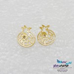 نیم ست طلا - آویز و گوشواره - طرح انار