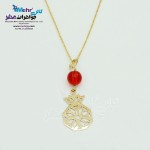 آویز طلا - چند کاربرده - طرح انار