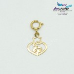 آویز طلا - چند کاربرده - طرح انار و پرنده