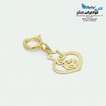 آویز طلا - چند کاربرده - طرح انار و پرنده