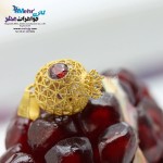 آویز طلا - طرح انار توری