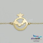 دستبند طلا - طرح انار