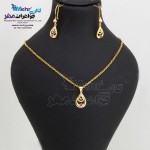 نیم ست طلا - آویز و گوشواره - طرح قطره