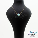 گردنبند طلا - طرح حباب هفت رنگ