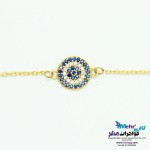 دستبند طلا - طرح چشمنظر