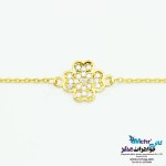 دستبند طلا - طرح شبدر چهار برگ