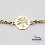 دستبند طلا - طرح درخت زندگی