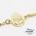 دستبند طلا - طرح برگ