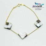 دستبند طلا - صدف شطرنجی