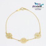دستبند طلا - طرح شمسه