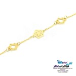 دستبند طلا - طرح شمسه