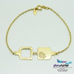 دستبند طلا - طرح انار