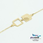 دستبند طلا - طرح انار