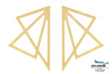 گوشواره طلا - طرح هندسی