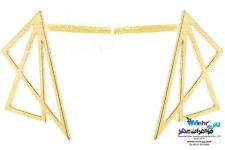 گوشواره طلا - طرح هندسی