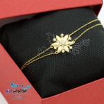 دستبند طلا - طرح گل خورشیدی