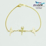 دستبند طلا - طرح بالرین