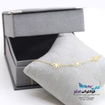 دستبند طلا - طرح برف