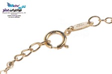دستبند طلا و سنگ - سواروسکی پروانه