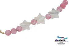 دستبند طلا و سنگ - صدف ستاره