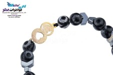 دستبند طلا و سنگ - طرح قلب
