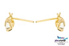 گوشواره طلا - طرح کفشدوزک