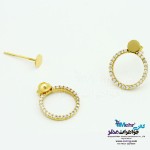 گوشواره طلا - طرح هندسی