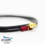 دستبند طلا و چرم - طرح انار