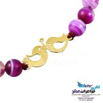 دستبند طلا و سنگ - طرح جوجه