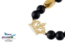 دستبند طلا و سنگ - طرح تاج