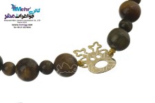 دستبند طلا و سنگ - طرح گوزن