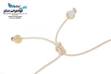 دستبند طلا و سنگ - سواروسکی پروانه