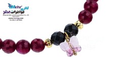 دستبند طلا و سنگ - سواروسکی پروانه