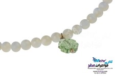 دستبند طلا و سنگ - سواروسکی گل